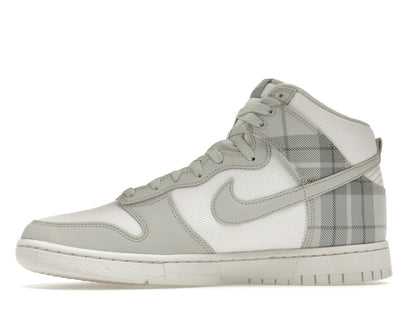 Nike Dunk High SE Tartan Plaid White Light Green