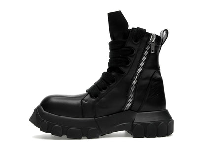 Rick Owens Lido Jumbo Laced Bozo Tractor Black