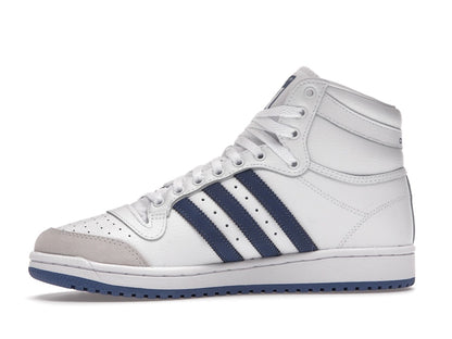 adidas Top Ten White Crew Blue