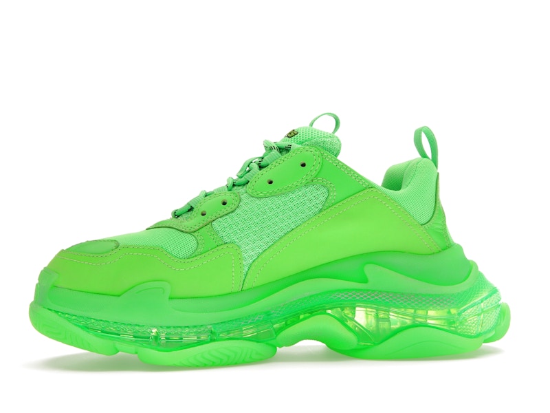 Balenciaga Triple S Neon Green Clear Sole
