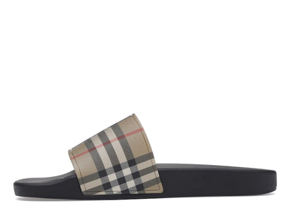 Burberry Vintage Check Slides Archive Beige