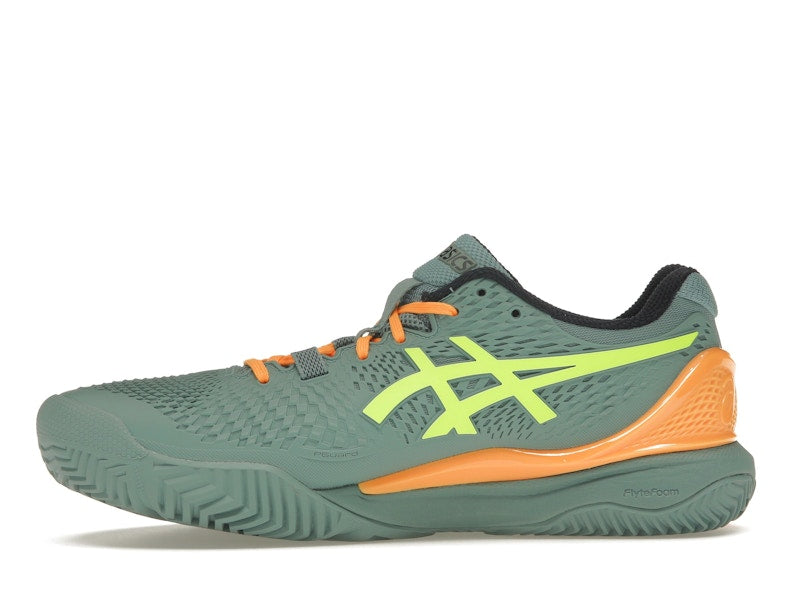 ASICS Gel-Resolution 9 Padel Celadon Safety Yellow