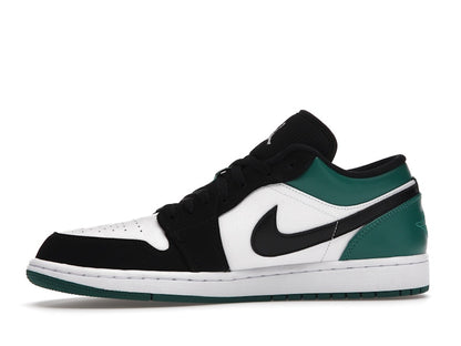 Jordan 1 Low White Black Mystic Green