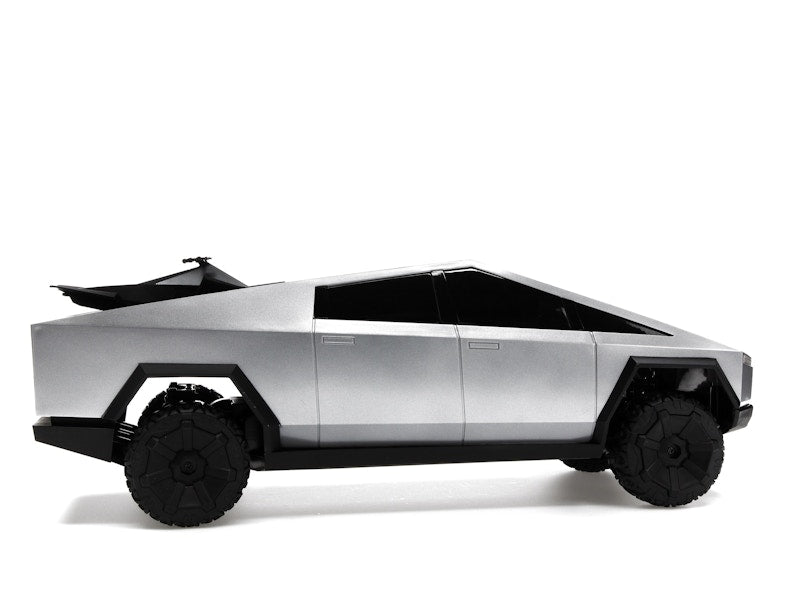 Hot Wheels x Tesla Cybertruck 1:10 Scale RC Car (2021 Version w/ Cyberquad)