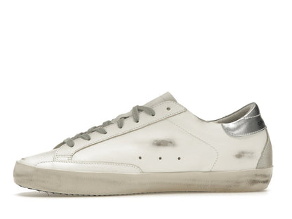 Golden Goose Super-Star White Silver