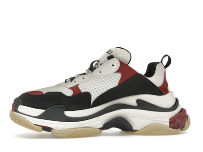 Balenciaga Triple S White Black Crimson