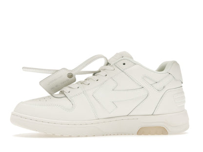 OFF-WHITE Out Of Office OOO Low Tops Triple White
