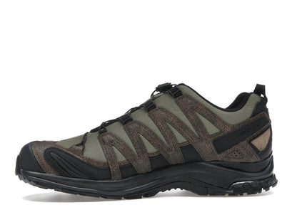 Salomon XA Pro 3D Distressed Leather Dark Earth Black