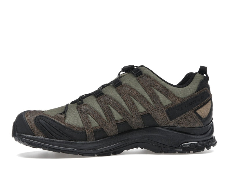 Salomon XA Pro 3D Distressed Leather Dark Earth Black