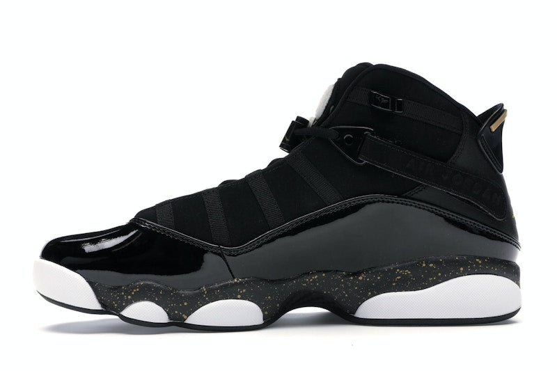 Jordan 6 Rings Black Metallic Gold White