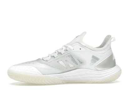 adidas Adizero Ubersonic 4.1 Cloud White Silver Metallic Grey (Women's)