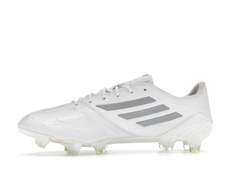 adidas Adizero F50 4 Leather FG White Silver Metallic