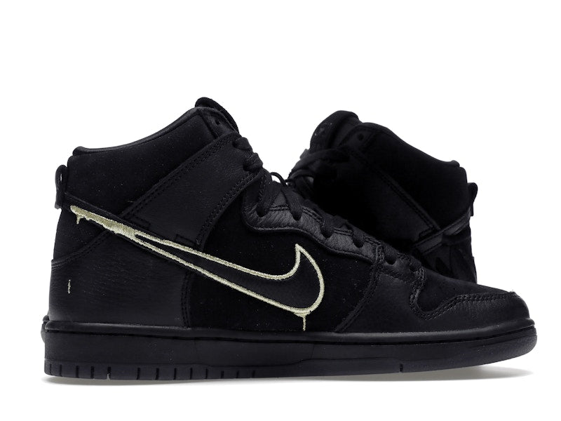 Nike SB Dunk High FAUST Black Gold