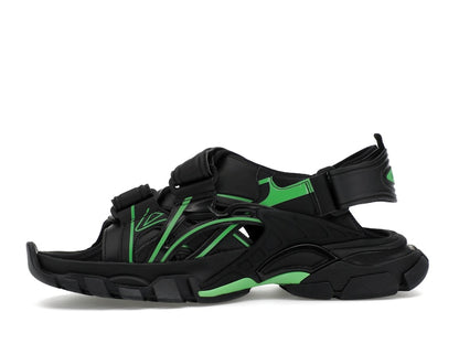 Balenciaga Track Sandal Black/Fluo Green