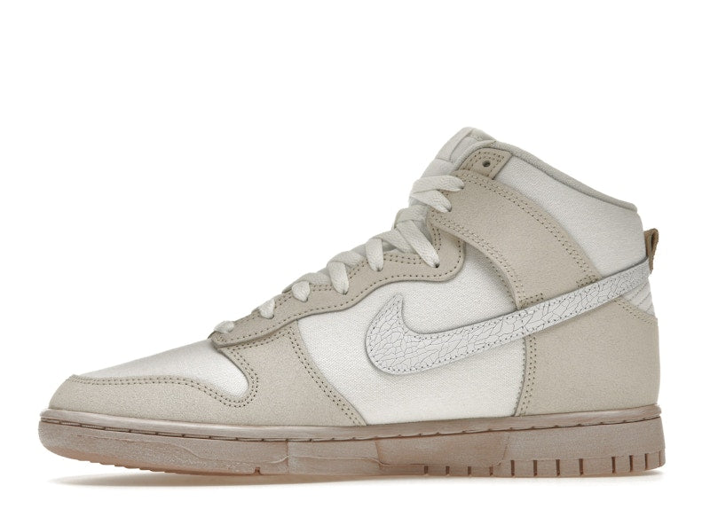 Nike Dunk High Retro PRM Cracked Leather Swoosh