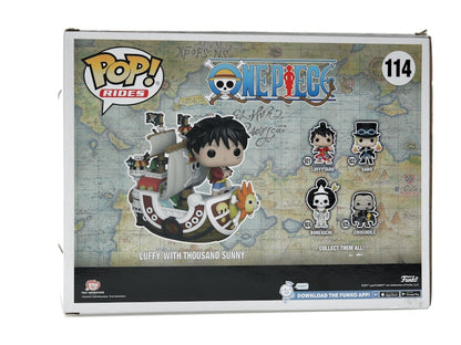 Funko Pop! Rides One Piece Luffy with Thousand Sunny 2022 Winter Convention Exclusive Figure #114