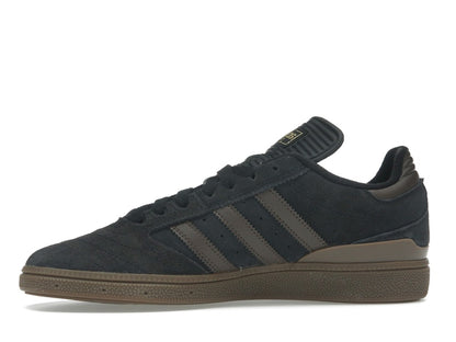 adidas Busenitz Pro Core Black Brown Gold Metallic