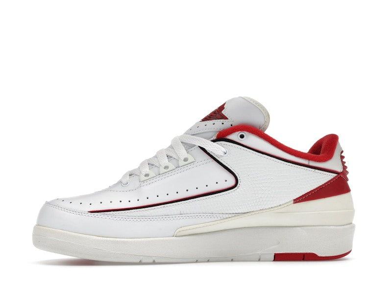 Jordan 2 Retro Low White Varsity Red