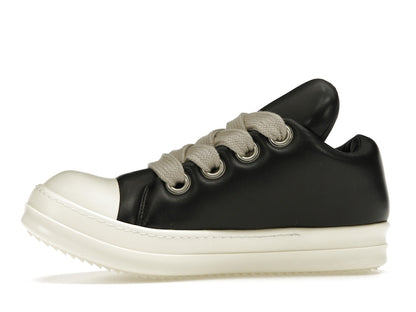 Rick Owens Jumbo Lace Padded Sneaks Low Black Milk