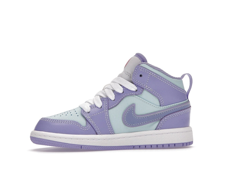 Jordan 1 Mid Purple Aqua (PS)