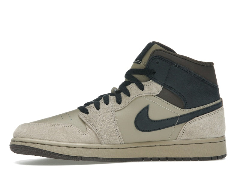 Jordan 1 Mid Khaki Baroque Brown