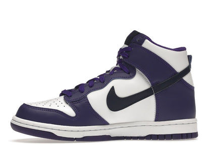 Nike Dunk High Electro Purple Midnight Navy (GS)