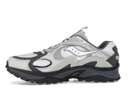 Saucony Grid Aura X Grey Pack White