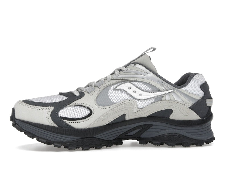 Saucony Grid Aura X Grey Pack White