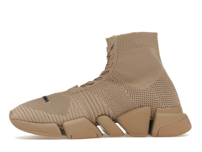 Balenciaga Speed 2.0 Lace Up Beige (Women's)