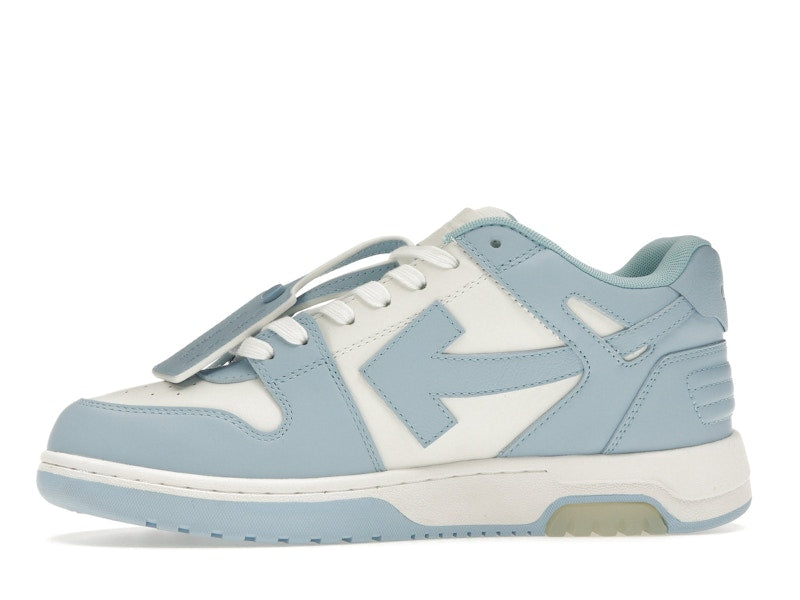 OFF-WHITE OOO Low Out Of Office Calf Leather White Light Blue