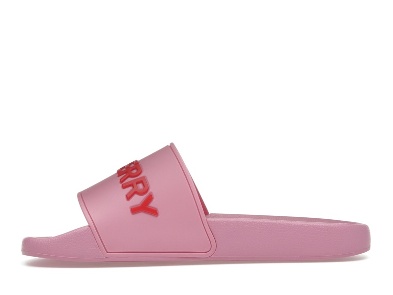 Burberry Embossed Logo Slides Bubblegum Pink (Women's)