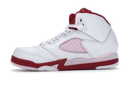Jordan 5 Retro White Pink Red (PS)
