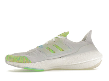 adidas Ultra Boost 22 White Bliss Blue Solar Green