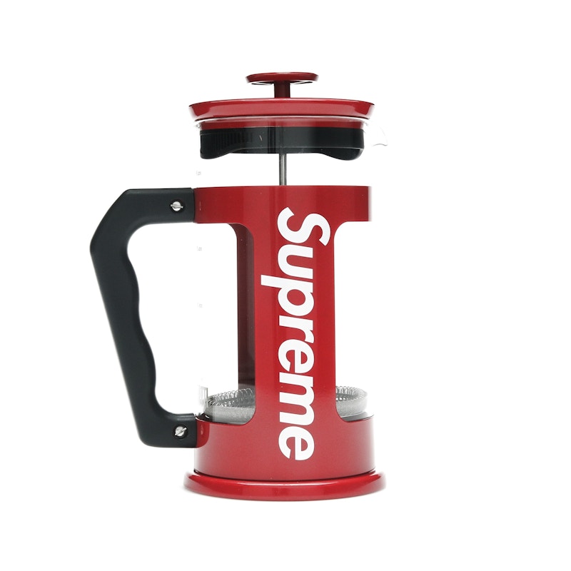 Supreme Bialetti 8-Cup French Press Red