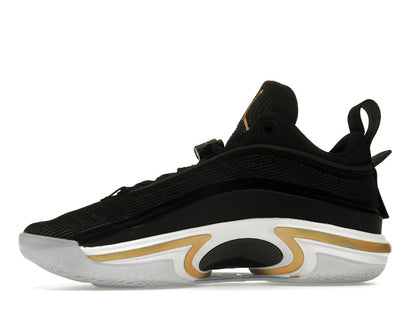 Jordan 36 Low Black Gold (Clear Sole)