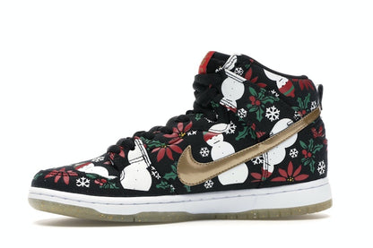 Nike SB Dunk High Concepts Ugly Christmas Sweater Black (Special Box)
