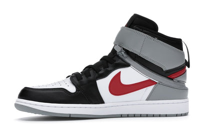 Jordan 1 High FlyEase Black Particle Grey Gym Red