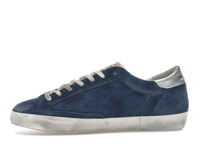 Golden Goose Super-Star Aviator Blue Cream Silver