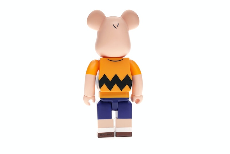 Bearbrick Charlie Brown 400% Yellow