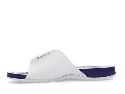 Jordan Hydro 5 Retro Slide White New Emerald Grape Ice Black