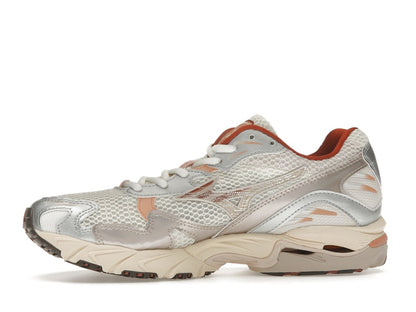 Mizuno Wave Rider 10 White Silver Orange