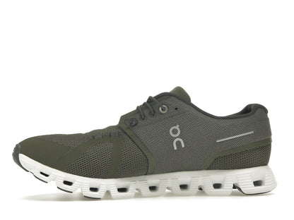 On Running Cloud 5 Olive Green White