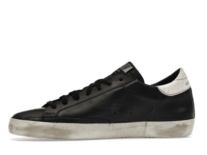 Golden Goose Super-Star Black White Leather