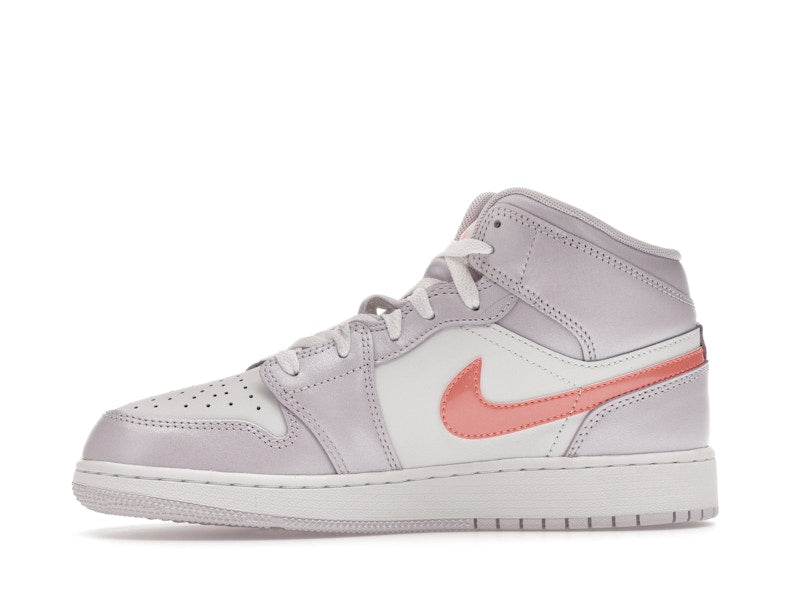 Jordan 1 Mid SE Barely Grape Iridescent Swoosh (GS)