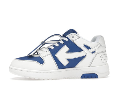 OFF-WHITE Out Of Office OOO Low Tops White Dark Blue