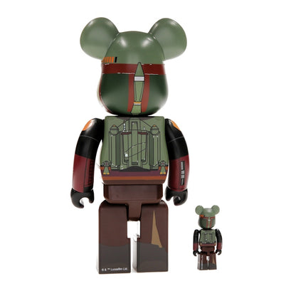 Bearbrick x Star Wars Boba Fett (Recovered Armor) 100% & 400% Set
