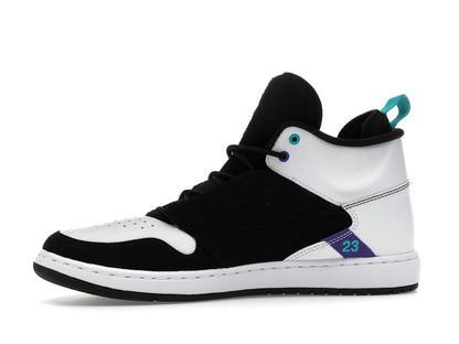 Jordan Fadeaway Black White Grape