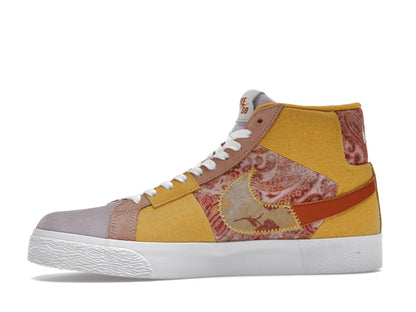 Nike SB Zoom Blazer Mid Premium Floral Paisley Sanded Gold