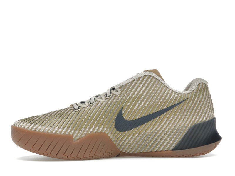 Nike Court Vapor 11 HC Premium Sanddrift Thunder Blue Gum Medium Brown Metallic Gold
