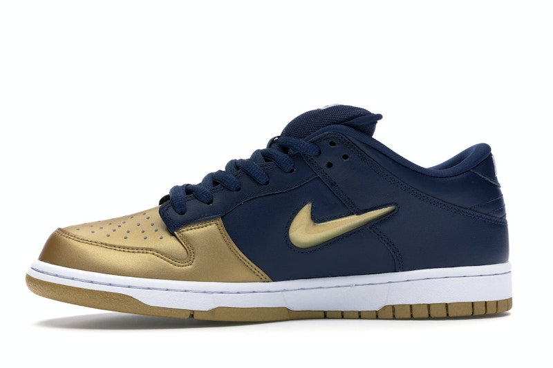 Nike SB Dunk Low Supreme Jewel Swoosh Gold